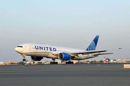 07/12/2023 Avión de United Airlines.  United Airlines prevé un vuelo estacional diario y sin escalas entre Barcelona y San Francisco (Estados Unidos) desde el 24 de mayo de 2024, si obtiene la aprobación del Gobierno.  ESPAÑA EUROPA CATALUÑA ECONOMIA UNITED AIRLINES