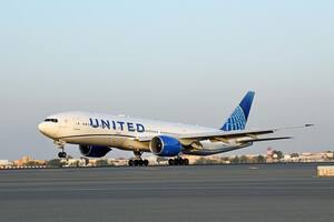 07/12/2023 Avión de United Airlines. United Airlines prevé un vuelo estacional diario y sin escalas entre Barcelona y San Francisco (Estados Unidos) desde el 24 de mayo de 2024, si obtiene la aprobación del Gobierno. ESPAÑA EUROPA CATALUÑA ECONOMIA UNITED AIRLINES