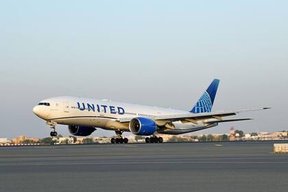07/12/2023 Avión de United Airlines. United Airlines prevé un vuelo estacional diario y sin escalas entre Barcelona y San Francisco (Estados Unidos) desde el 24 de mayo de 2024, si obtiene la aprobación del Gobierno. ESPAÑA EUROPA CATALUÑA ECONOMIA UNITED AIRLINES