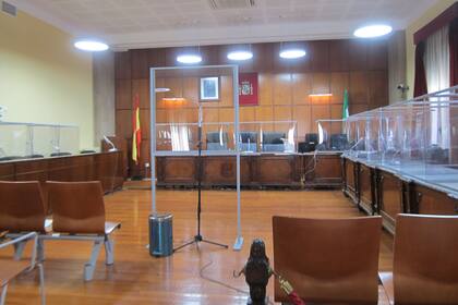 08-06-2020 Sala de vistas de la Audiencia de Jaén con las medidas de seguridad adoptadas contra el covid-19 POLITICA ANDALUCÍA ESPAÑA EUROPA JAÉN