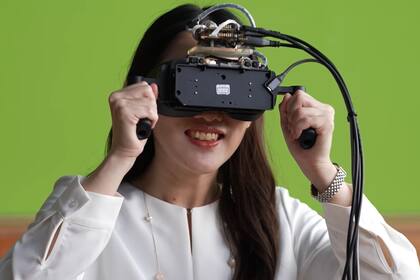 08-12-2021 Prototipo de un visor de realidad virtual 8K de Sony. POLITICA INVESTIGACIÓN Y TECNOLOGÍA SONY