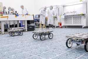 08/03/2024 Ensayo del proyecto CADRE en una sala limpia del JPL POLITICA INVESTIGACIÓN Y TECNOLOGÍA NASA/JPL-CALTECH