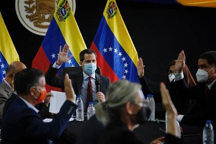 09-02-2021 Juan Guaidó participa en una reunión POLITICA SUDAMÉRICA VENEZUELA INTERNACIONAL CENTRO DE COMUNICACIÓN NACIONAL DE VENEZUELA