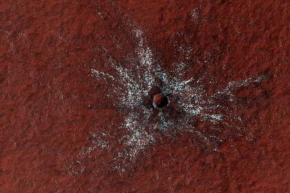 09/05/2022 Cráter de impacto reciente en Marte POLITICA INVESTIGACIÓN Y TECNOLOGÍA NASA/JPL-CALTECH/UARIZONA
