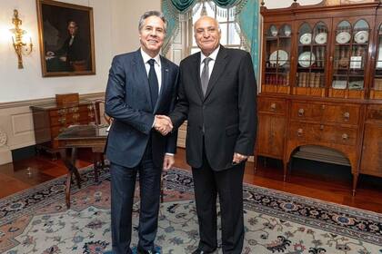 09/08/2023 El secretario de Estado de Estados Unidos, Antony Blinken, recibe al ministro de Exteriores de Argelia, Ahmed Attaf POLITICA NORTEAMÉRICA MAGREB AFRICA INTERNACIONAL ESTADOS UNIDOS ARGELIA MINISTERIO DE EXTERIORES DE ARGELIA