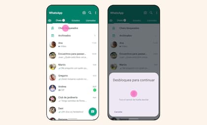09/10/2023 Bloqueo de chats en WhatsApp. Los chats que WhatsApp permite proteger tras una contraseña o datos biométricos, tendrá una tercera opción, un código secreto para localizar conversaciones bloqueadas que también será compatible con los dispositivos secundarios vinculados a una cuenta. POLITICA INVESTIGACIÓN Y TECNOLOGÍA META