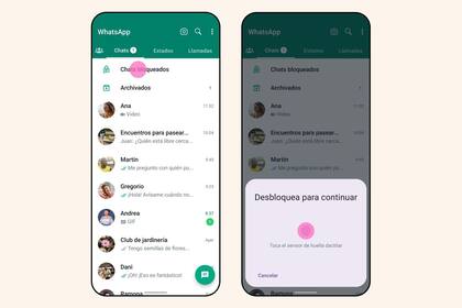 09/10/2023 Bloqueo de chats en WhatsApp. Los chats que WhatsApp permite proteger tras una contraseña o datos biométricos, tendrá una tercera opción, un código secreto para localizar conversaciones bloqueadas que también será compatible con los dispositivos secundarios vinculados a una cuenta. POLITICA INVESTIGACIÓN Y TECNOLOGÍA META