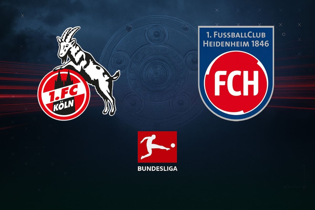 1. FC Köln vs. 1. FC Heidenheim 1846, por una nueva jornada de la Bundesliga