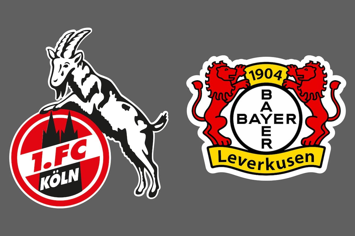1. FC Köln y Bayer 04 Leverkusen disputaron uno de los encuentros de la jornada del fútbol aleman