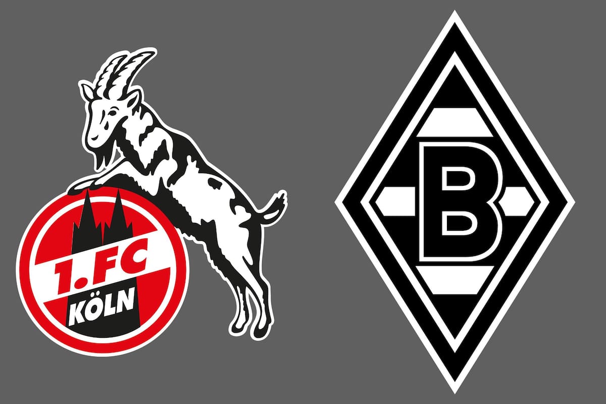 1. FC Köln y Borussia Mönchengladbach disputaron uno de los encuentros de la jornada del fútbol aleman