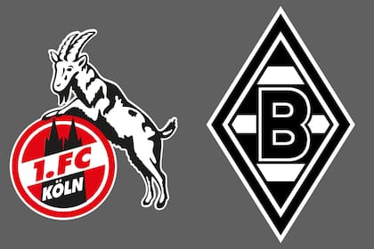 1. FC Köln y Borussia Mönchengladbach disputaron uno de los encuentros de la jornada del fútbol aleman