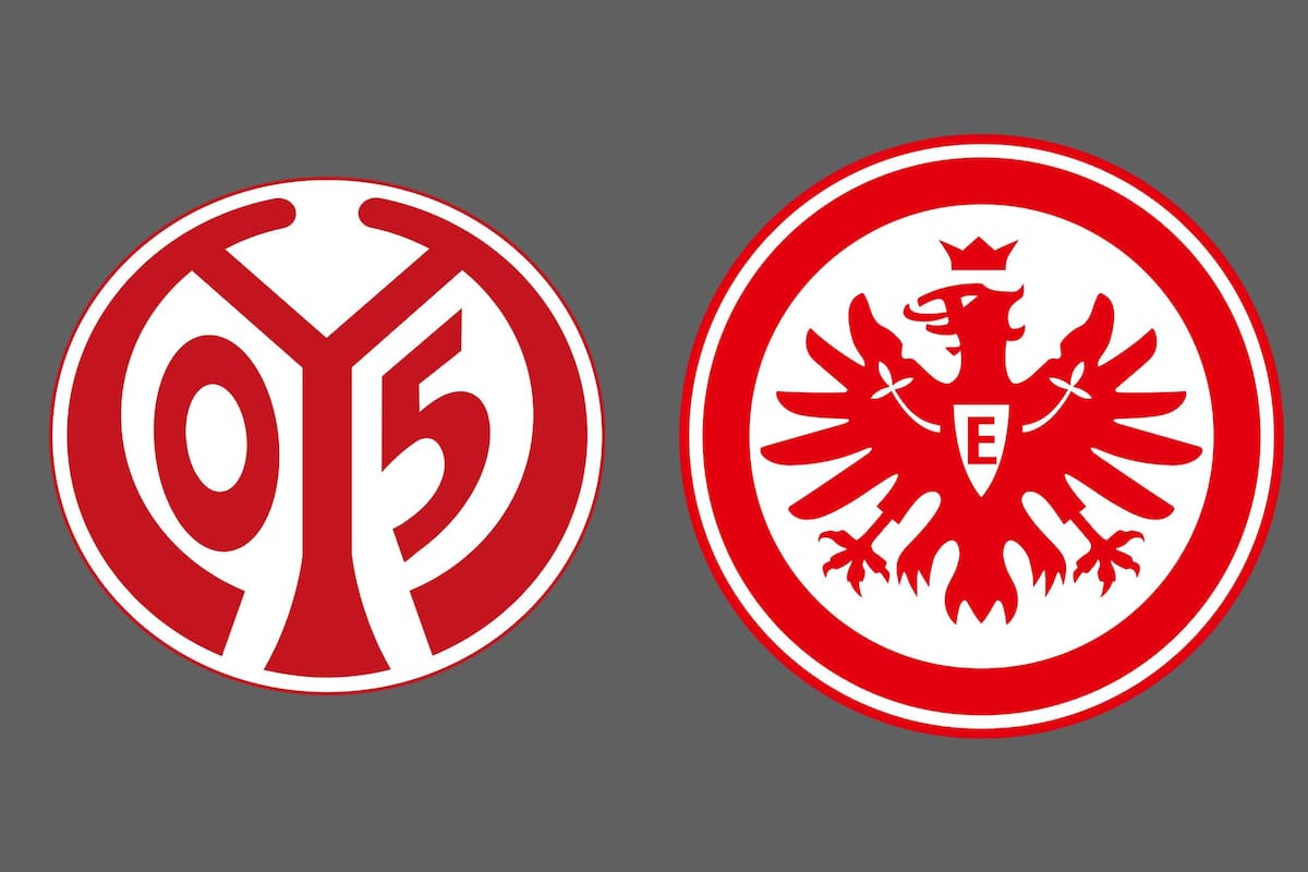 1. FSV Mainz 05 y Eintracht Frankfurt disputaron uno de los encuentros de la jornada del fútbol aleman