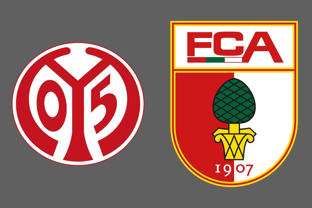 1. FSV Mainz 05 y FC Augsburg disputaron uno de los encuentros de la jornada del fútbol aleman