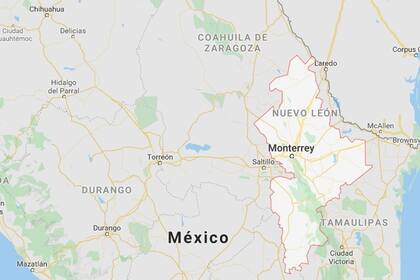 10-05-2020 Imagen del estado mexicano de Nuevo León POLITICA CENTROAMÉRICA MÉXICO INTERNACIONAL GOOGLE MAPS