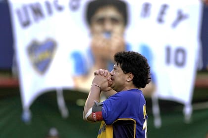 Diego Maradona, el día de su partido despedida