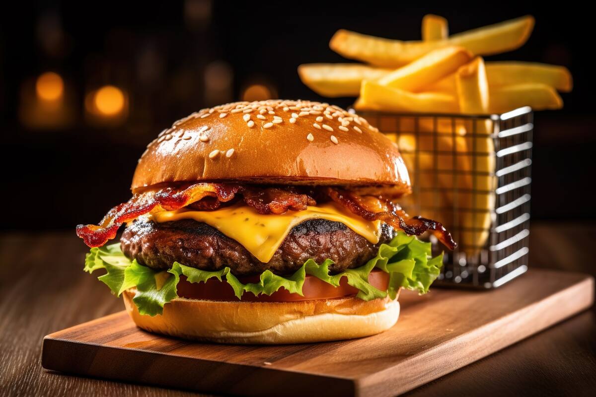 10 hamburguesas en combos a 12.000 pesos
