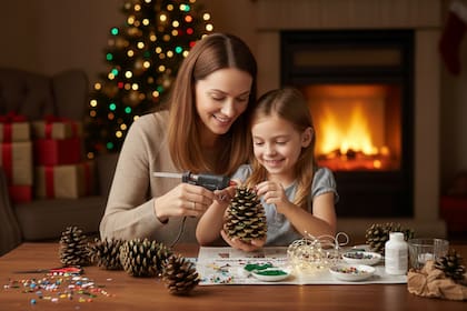 10 opciones sencillas para hacer un árbol de Navidad artesanal