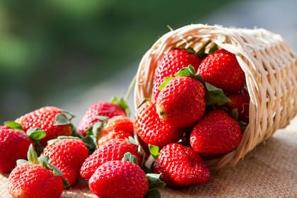 100 gramos de frutillas aportan 40 calorías