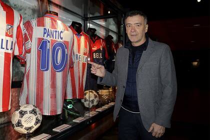 10/04/2023 Milinko Pantic durante su visita a 'Territorio Atleti' ESPAÑA EUROPA DEPORTES MADRID CLUB ATLÉTICO DE MADRID