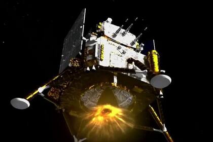 10/04/2024 Imagen simulada que muestra la sonda Chang'e-6. POLITICA INVESTIGACIÓN Y TECNOLOGÍA VCG