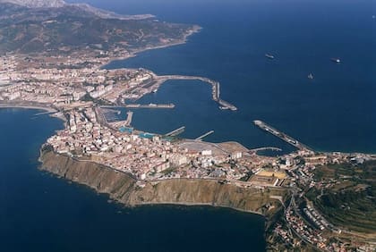 10/05/2010 Vista aérea de Ceuta ECONOMIA SOCIEDAD CEUTA ESPAÑA EUROPA