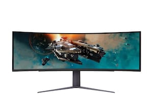 10/05/2023 LG Ultragear 49GR85DC. LG Electronics ha lanzado un nuevo monitor enfocado al 'gaming', UltraGear 49GR85DC, equipado con una pantalla curva de 49 pulgadas, con una relación de aspecto de 32:9 y una frecuencia de actualización de 240 Hz. POLITICA INVESTIGACIÓN Y TECNOLOGÍA LG ELECTRONICS