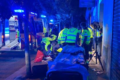 10/07/2022 Herido muy grave un hombre tras ser apuñalado en la calle Hernani POLITICA EMERGENCIAS MADRID