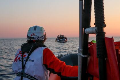 12-06-2021 El barco GeoBarents rescata a migrantes en el Mediterráneo POLITICA EUROPA INTERNACIONAL MÉDICOS SIN FRONTERAS