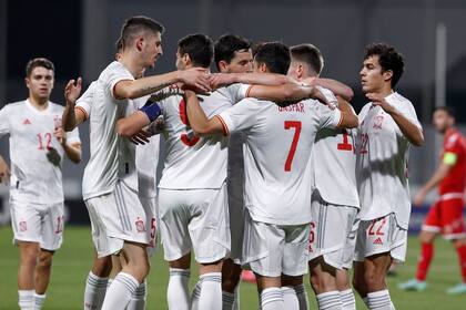 12-11-2021 La selección española Sub-21 golea a Malta en la fase de clasificación para el Europeo de la categoría DEPORTES SEFÚTBOL