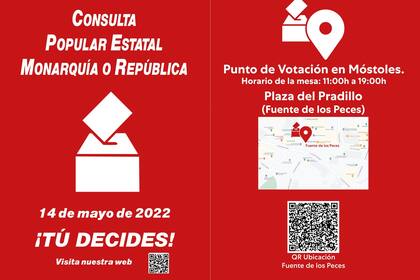 12/05/2022 Nota De Prensa Consulta Popular Monarquía República 12 05 2022 POLITICA AYUNTAMIENTO DE MÓSTOLES