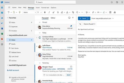 12/06/2024 Interfaz del servicio de correo electrónico Microsoft Outlook POLITICA INVESTIGACIÓN Y TECNOLOGÍA MICROSOFT