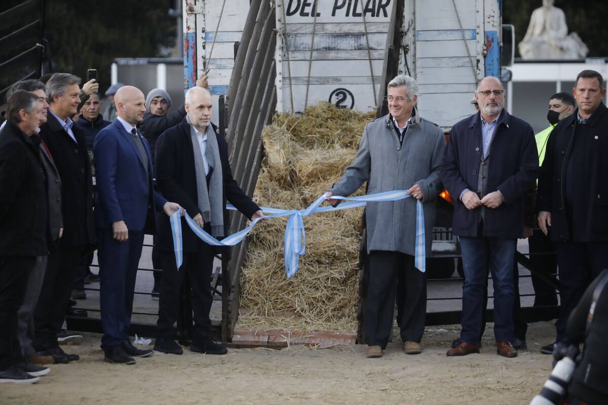 134ª Exposición de Ganadería, Agricultura e Industria Internacional. El primer animal ingresó hoy a las 8 al predio de la Sociedad Rural.