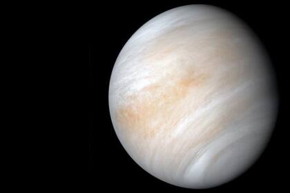14/06/2022 Imagen de Venus tomada por la sonda Mariner 10.  El comportamiento inusual del azufre en la atmósfera de Venus no puede explicarse por una forma "aérea" de vida extraterrestre, según un nuevo estudio publicado en Nature Communications.  POLITICA INVESTIGACIÓN Y TECNOLOGÍA NASA/JPL-CALTECH