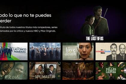 14/06/2023 Interfaz de HBO Max POLITICA INVESTIGACIÓN Y TECNOLOGÍA HBO MAX