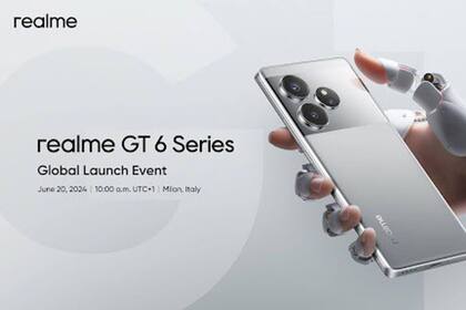 14/06/2024 Anuncio del evento de presentación global de realme GT 6 POLITICA INVESTIGACIÓN Y TECNOLOGÍA REALME