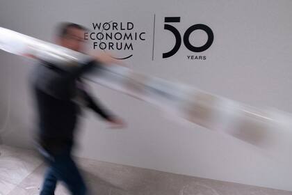 14/07/2020 Imagen de archivo del logo del Foro Económico Mundial, también conocido como Foro de Davos. POLITICA EUROPA ESPAÑA SOCIEDAD PASCAL BITZ / PASCAL BITZ