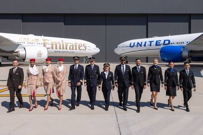 14/09/2022 Emirates y United firman un nuevo acuerdo que mejora la red de ambas aerolíneas.  United lanzará nuevos vuelos sin escalas entre Nueva York/Newark y Dubái en marzo de 2023  ESPAÑA EUROPA MADRID ECONOMIA J. DAVID BUERK
