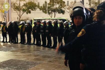 15-02-2020 Policías antidisturbios en Ciudad de México POLITICA CENTROAMÉRICA MÉXICO SECRETARÍA DE SEGURIDAD DE CIUDAD DE MÉXICO