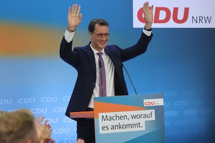 15/05/2022 El ministro principal de Renania del Norte-Westfalia, Hendrik Wuest (CDU) POLITICA EUROPA ALEMANIA OLIVER BERG