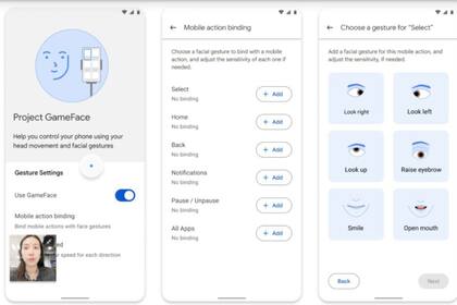 15/05/2024 Project Gameface en Android. POLITICA GOOGLE