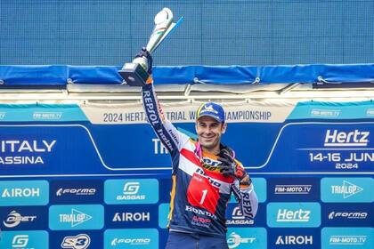15/06/2024 Toni Bou sigue invicto en Italia pese a la lluvia DEPORTES REPSOL MEDIA SERVICE