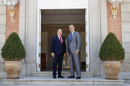 15/10/2022 El Rey Felipe VI con el Príncipe Alberto II de Mónaco. POLITICA FRANCISCO GOMEZ - CASA REAL