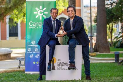 16-11-2021 El director onubense Paco Ortiz recibe el Premio Canal Sur Radio y Televisión al Mejor Cineasta. POLITICA ANDALUCÍA ESPAÑA EUROPA HUELVA CULTURA FESTIVAL DE CINE IBEROAMERICANO