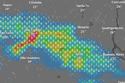 16 provincias argentinas afectadas por alertas de tormentas y altas temperaturas