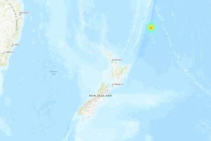 16/03/2023 Terremoto al norte de Nueva Zelanda SOCIEDAD USGS