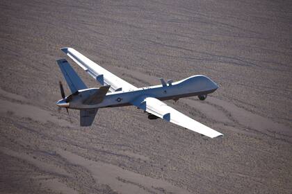 16/03/2023 Un dron MQ-9 Reaper durante una maniobra de entrenamiento POLITICA INTERNACIONAL EUCOM