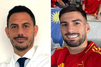 16/07/2024 A la izquiera, el doctor Claudio Vázquez y, a la derecha, el jugador roquetero Álex Baena, ambos premiados con el Escudo de Oro de la Ciudad. POLITICA ANDALUCÍA ESPAÑA EUROPA ALMERÍA AYUNTAMIENTO ROQUETAS DE MAR