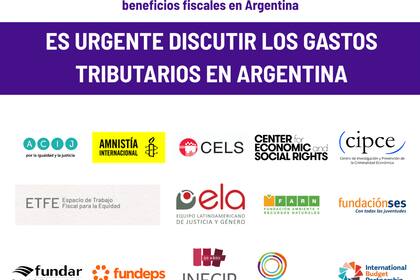 17 organizaciones reclamaron por los gastos tributarios