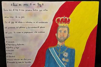 17/05/2023 Imagen del trabajo con la que el alumno del colegio San Ignacio de Loyola de Las Palmas de Gran Canaria participa en el concurso ¿Qués es un rey para ti? SOCIEDAD ESPAÑA EUROPA ISLAS CANARIAS AUTONOMÍAS FUNDACIÓN ORANGE