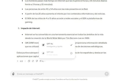 17/05/2024 ChatGPT con GPT-4o POLITICA INVESTIGACIÓN Y TECNOLOGÍA OPENAI